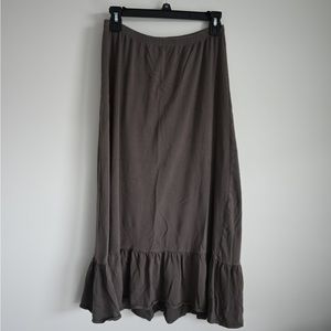 Long Brown Skirt